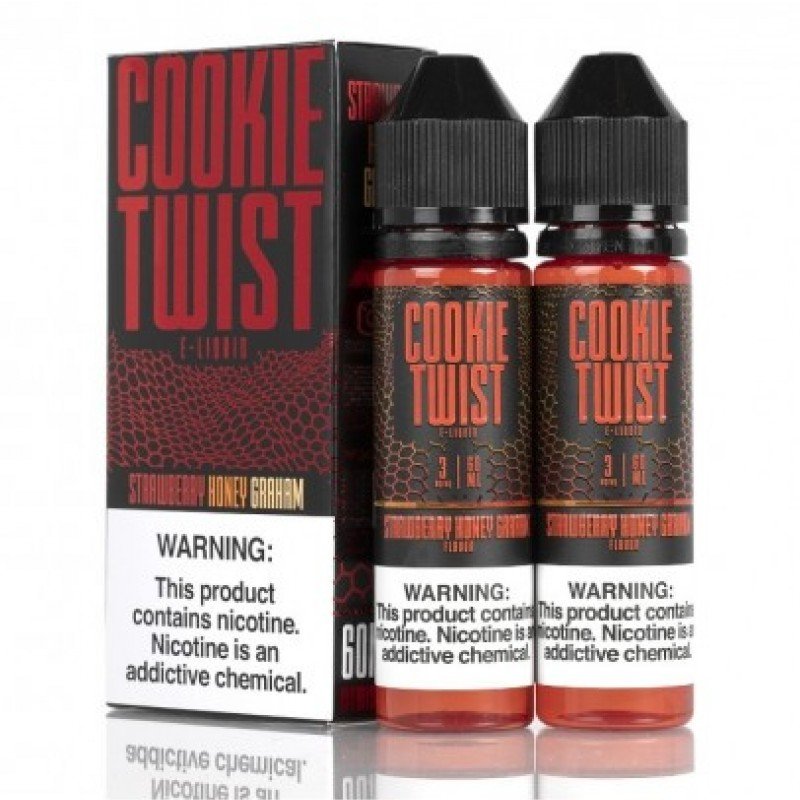 Twisted Ejuice Cookie Twist Stawberry Honey Graham 60ml