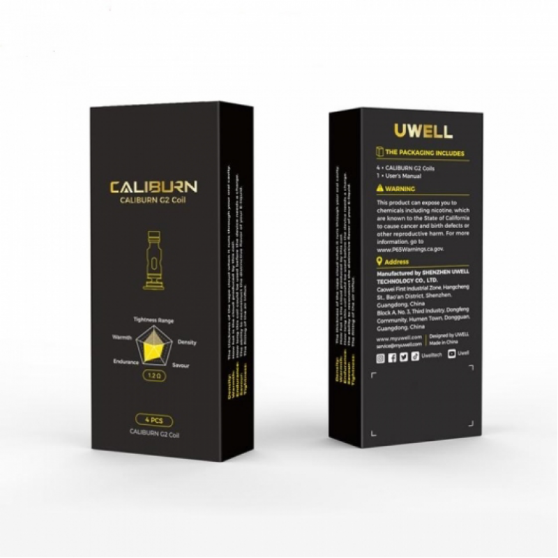 Uwell  Caliburn G2 & GK2 & X Coil (4 Adet)